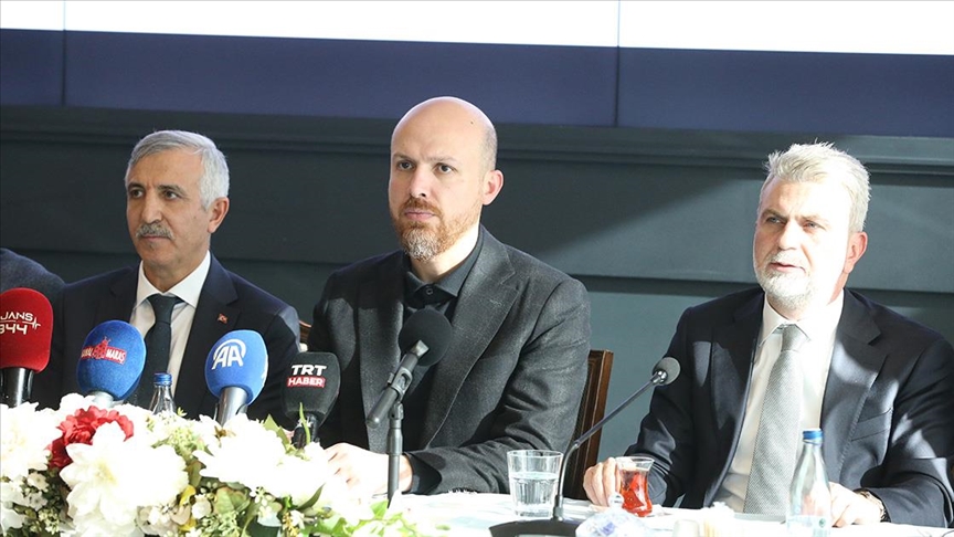 Dünya Etnospor Birliği Başkanı Bilal Erdoğan, Kahramanmaraş'ta STK temsilcileri ve gençlerle buluştu