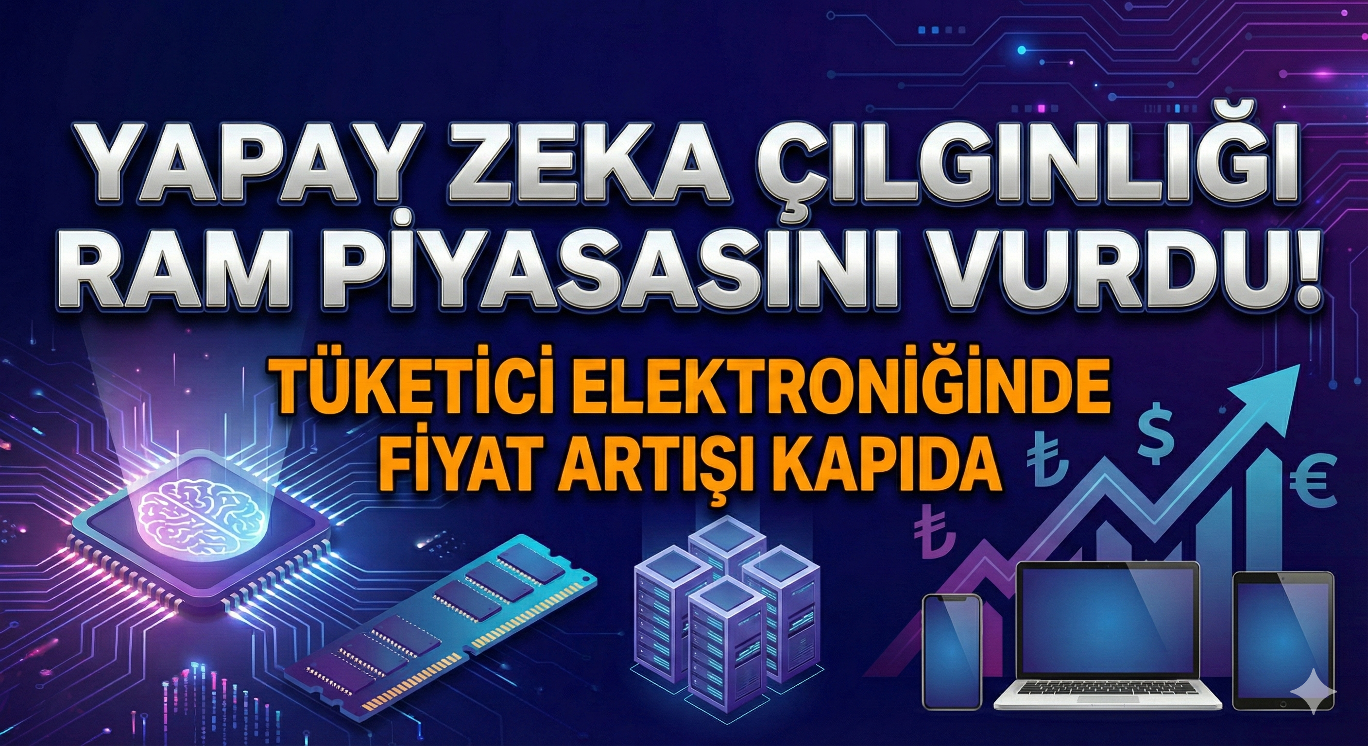 Yapay Zeka Yatırımları RAM Piyasasını Hareketlendirdi