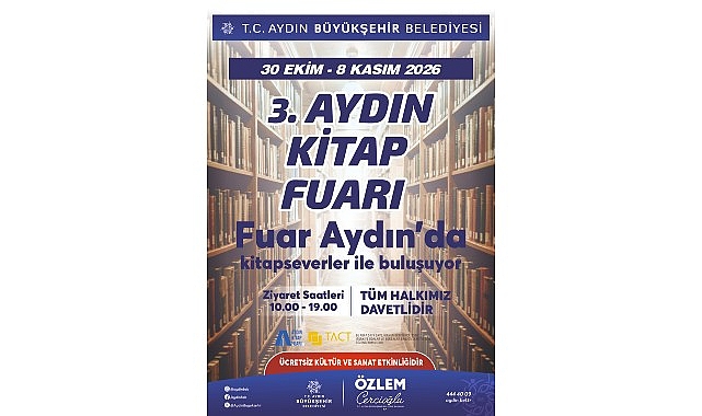 3. Aydın Kitap Fuarı, Fuar Aydın'da Başlıyor 