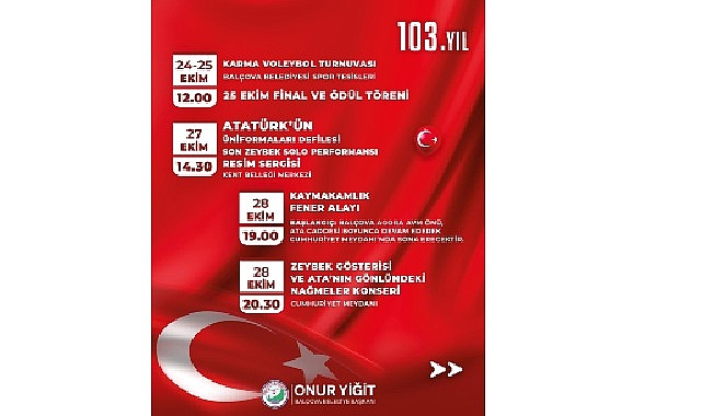 Balçova'da Cumhuriyet Coşkusu Sokaklara Taşacak!