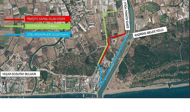 Büyükşehir Belediyesi'nden Kundu'da asfalt çalışması   