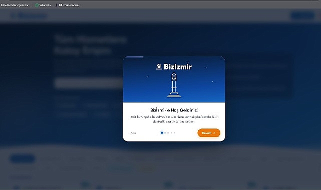 Büyükşehir'in dijital hizmet platformu Bizİzmir yenilendi