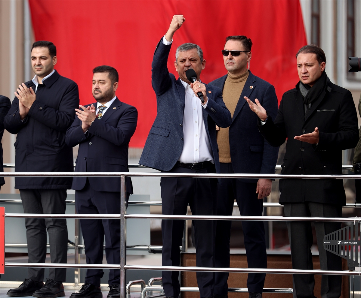 CHP Genel Başkanı Özel partisinin Edirne mitinginde konuştu: CHP Genel Başkanı Özel partisinin Edirne mitinginde konuştu: