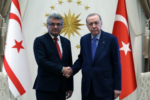 Cumhurbaşkanı Erdoğan, KKTC Cumhurbaşkanı Erhürman ile görüştü Cumhurbaşkanı Erdoğan, KKTC Cumhurbaşkanı Erhürman ile görüştü