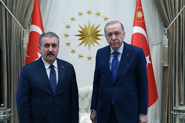 Erdoğan, BBP Genel Başkanı Destici’yi kabul etti Erdoğan, BBP Genel Başkanı Destici’yi kabul etti