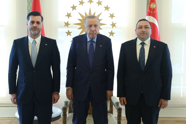 Erdoğan, Üsküdar Belediye Başkan Vekili Gültekin’i kabul etti Erdoğan, Üsküdar Belediye Başkan Vekili Gültekin’i kabul etti