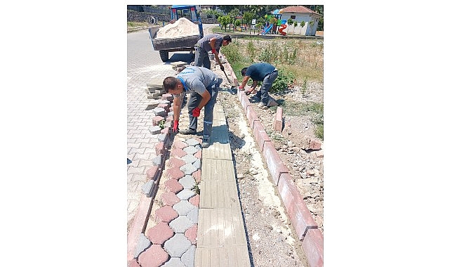 Kemer'de altyapı çalışmaları 