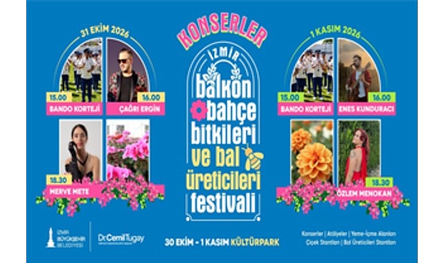 Kültürpark'ta çiçek ve bal festivali başlıyor