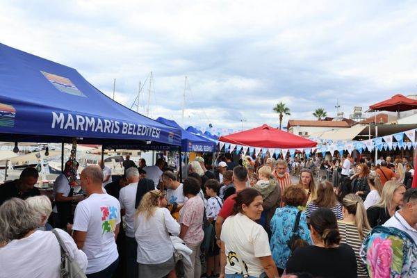 Marmaris Deniz Ürünleri Festivali’nde Selimiye’de yoğun katılım