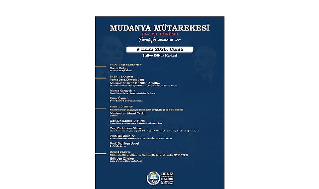 Mudanya'da Mütareke'nin 104. Yılına Üç Günlük Program