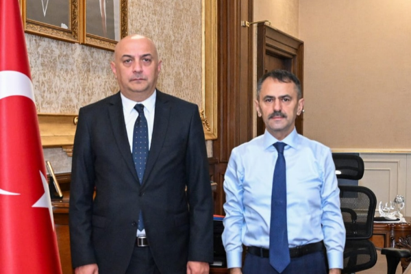 Oğuzhan Sarımehmet’ten Vali Aktaş’a ziyaret
