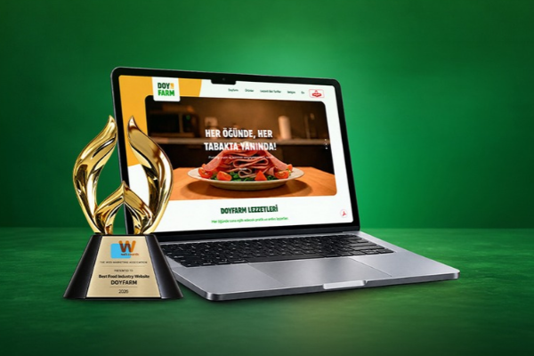 WebAwards 2026 “En İyi Gıda Sektörü Web Sitesi” ödülü Doyfarm’a