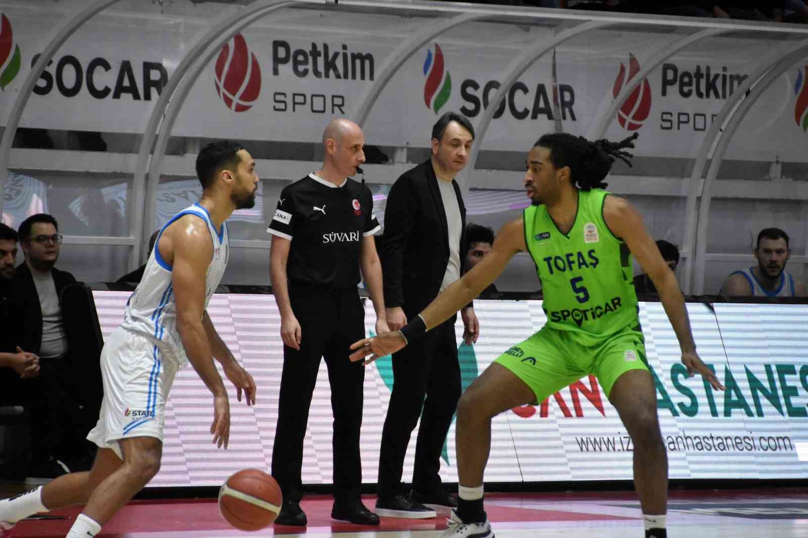 Basketbol Süper Ligi: Aliağa Petkimspor: 76 - TOFAŞ: 82
Basketbol Süper Ligi: Aliağa Petkimspor: 76 - TOFAŞ: 82