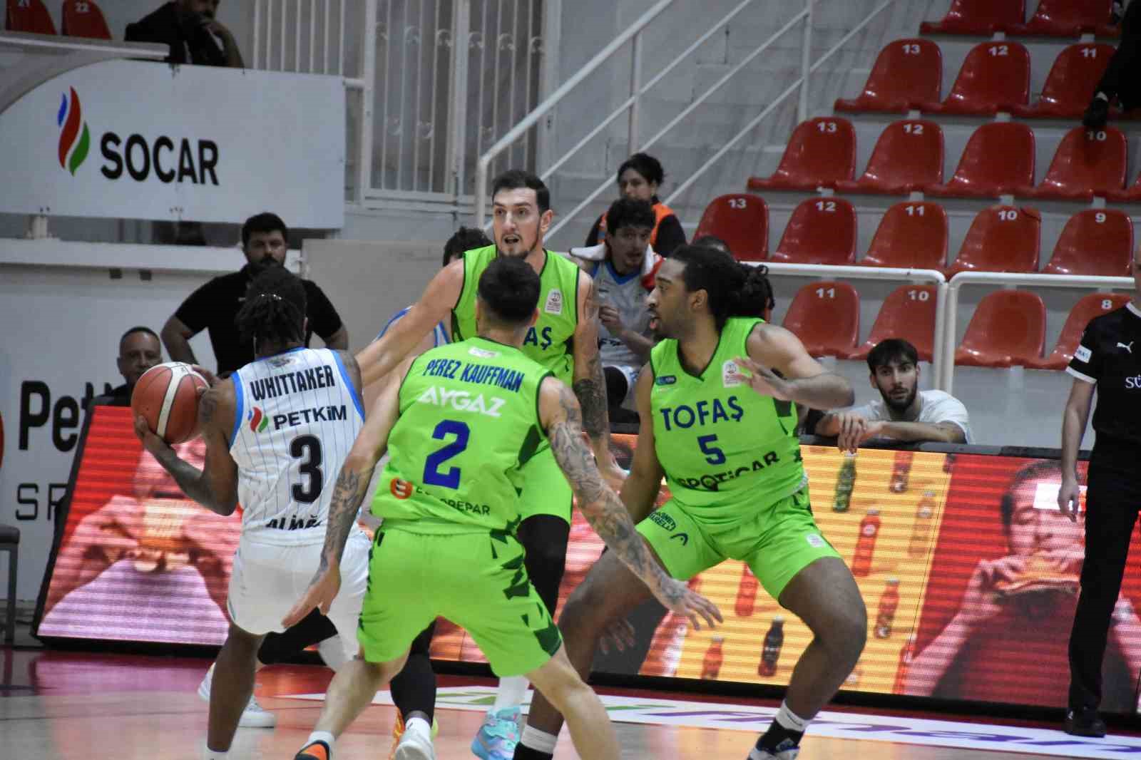 Basketbol Süper Ligi: Aliağa Petkimspor: 76 - TOFAŞ: 82
Basketbol Süper Ligi: Aliağa Petkimspor: 76 - TOFAŞ: 82