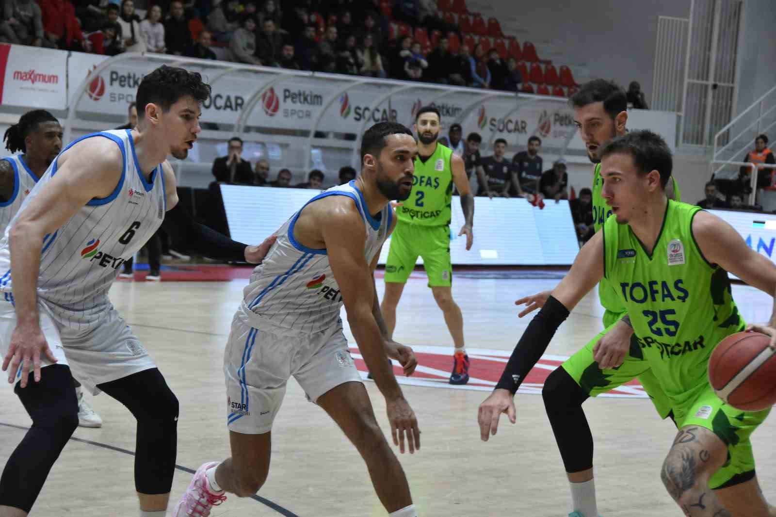 Basketbol Süper Ligi: Aliağa Petkimspor: 76 - TOFAŞ: 82
Basketbol Süper Ligi: Aliağa Petkimspor: 76 - TOFAŞ: 82