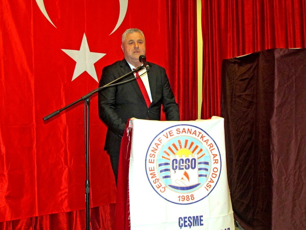 Çeşme Esnaf ve Sanatkârlar Odası’nda Osman Köfüncü dördüncü kez başkan seçildi
Çeşme Esnaf ve Sanatkârlar Odası’nda Osman Köfüncü dördüncü kez başkan seçildi