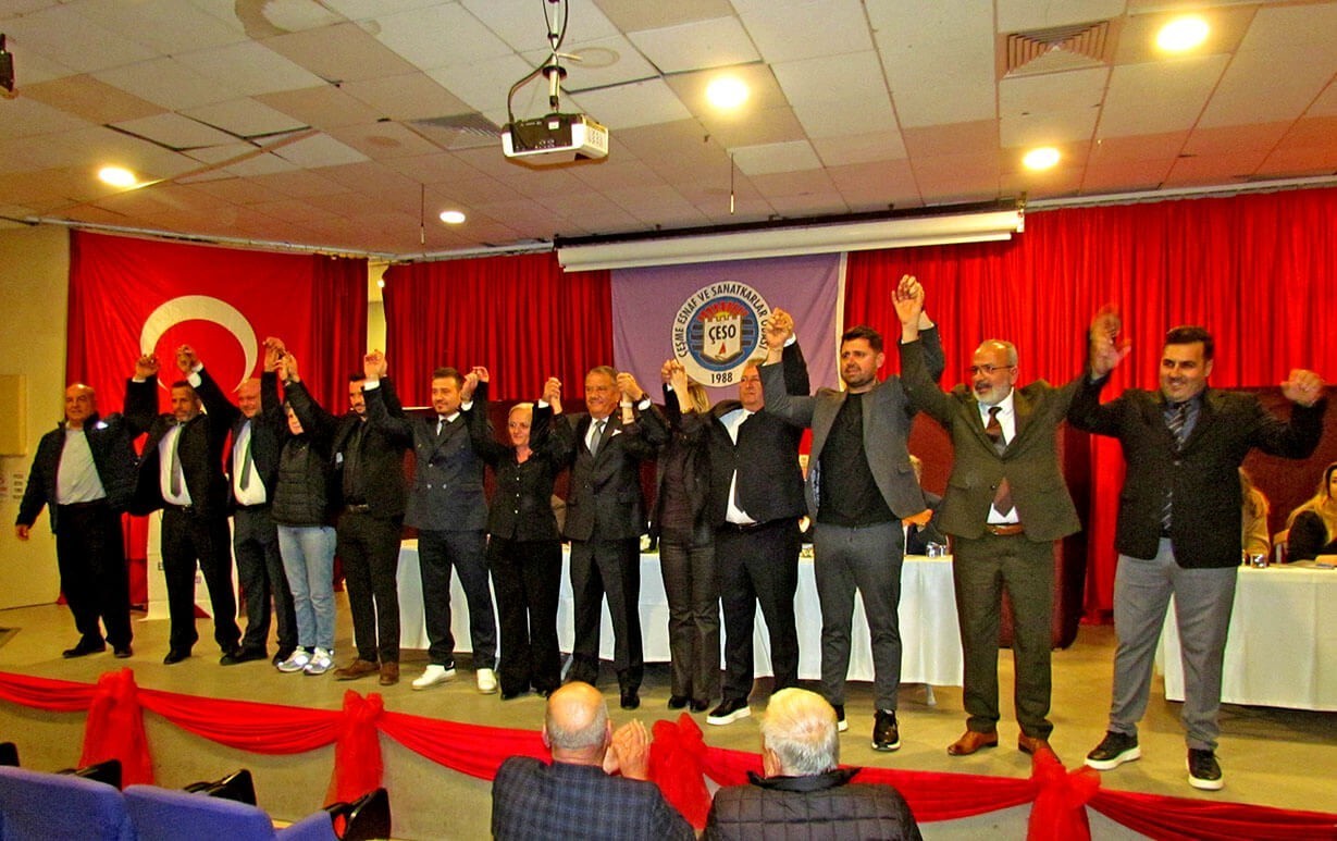 Çeşme Esnaf ve Sanatkârlar Odası’nda Osman Köfüncü dördüncü kez başkan seçildi
Çeşme Esnaf ve Sanatkârlar Odası’nda Osman Köfüncü dördüncü kez başkan seçildi