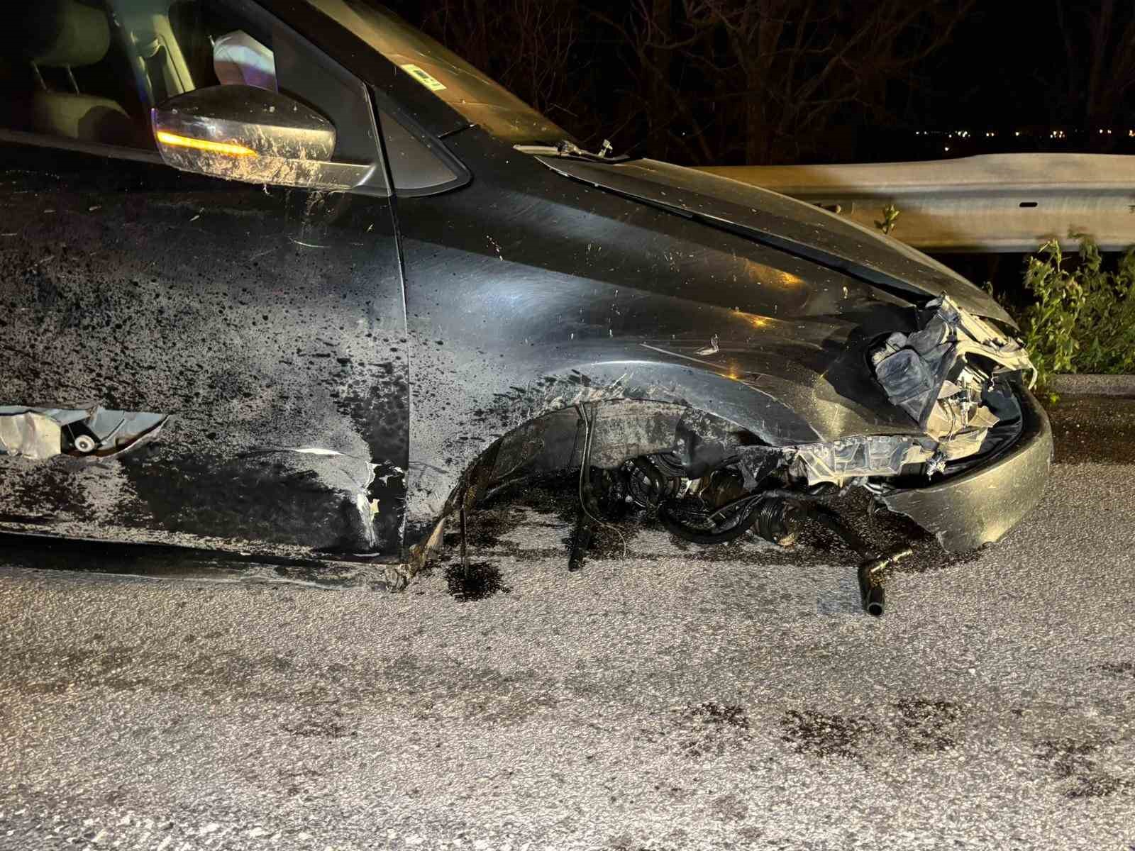 Edirne’de ters yöne giren alkollü sürücü kaza yaptı: 2 yaralı
