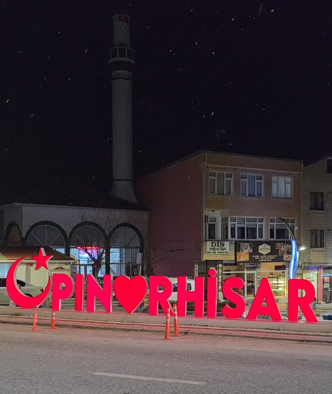 Pınarhisar’da kar yağışı başladı
