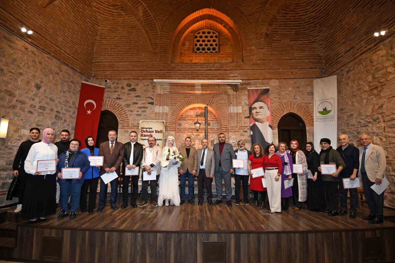 Usta şair Orhan Veli Kanık, Osmangazi’de anıldı
Usta şair Orhan Veli Kanık, Osmangazi’de anıldı