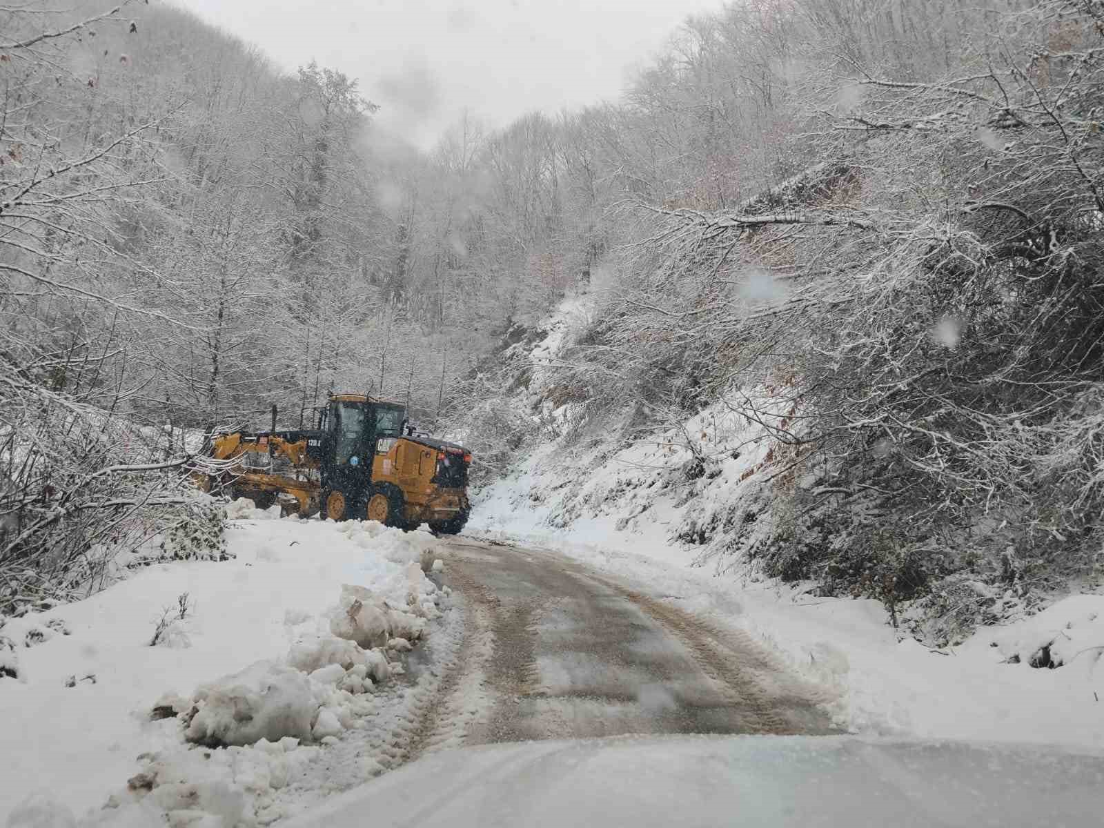 Yalova’da kar yağışı
