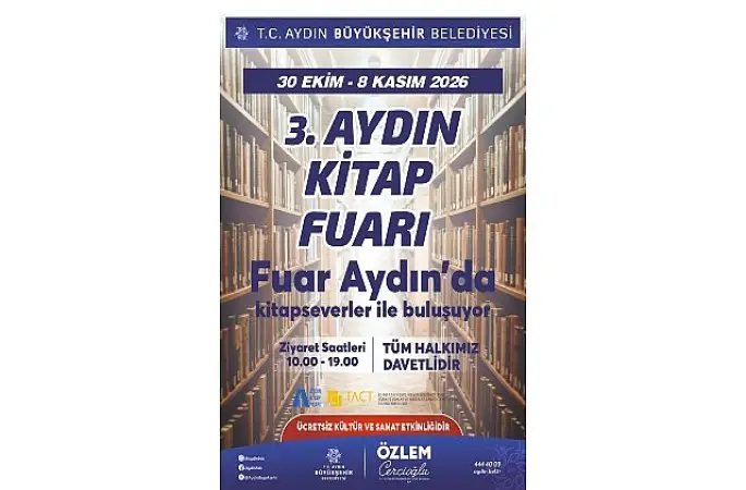 3. Aydın Kitap Fuarı, Fuar Aydın'da Başlıyor 