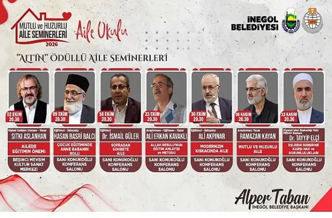 Aile Okulu Seminerleri Başlıyor