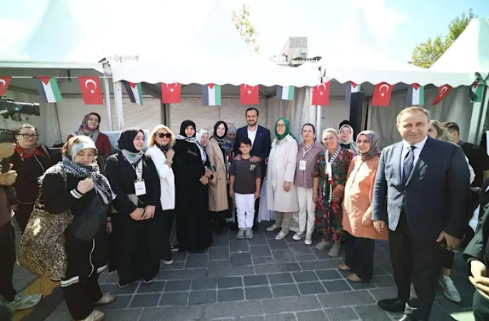 AK Parti İstanbul İl Kadın Kolları’nın Gazze için düzenlediği hayır çarşısı sona erdi