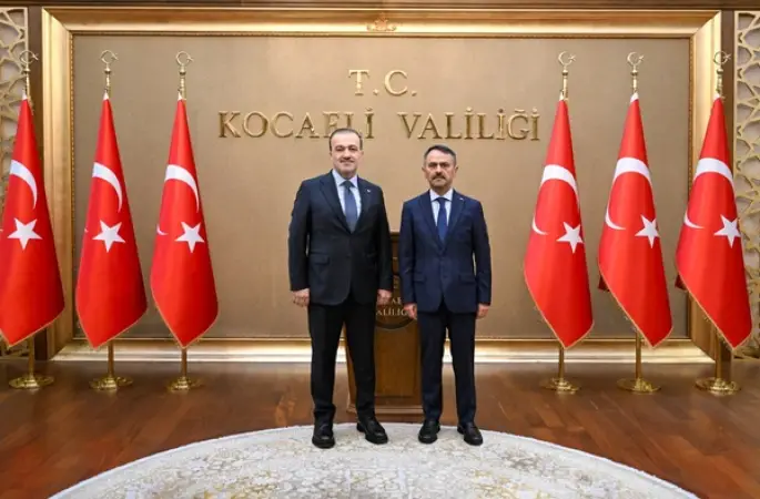 AK Parti Kocaeli İl Başkanı Talus Vali Aktaş’ı ziyaret etti