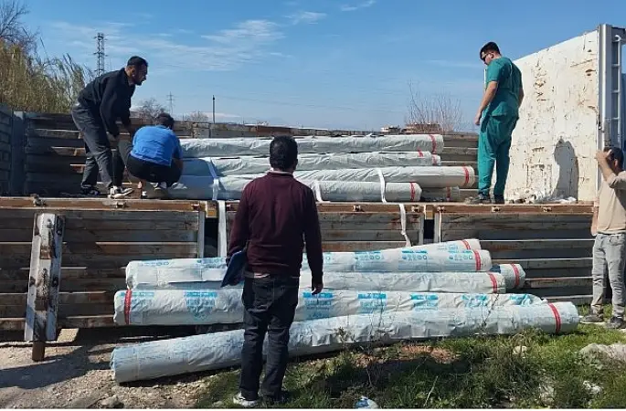 Antalya Büyükşehir Belediyesi afetzede üreticinin yanında