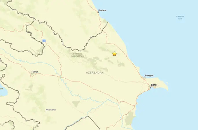 Azerbaycan’da deprem