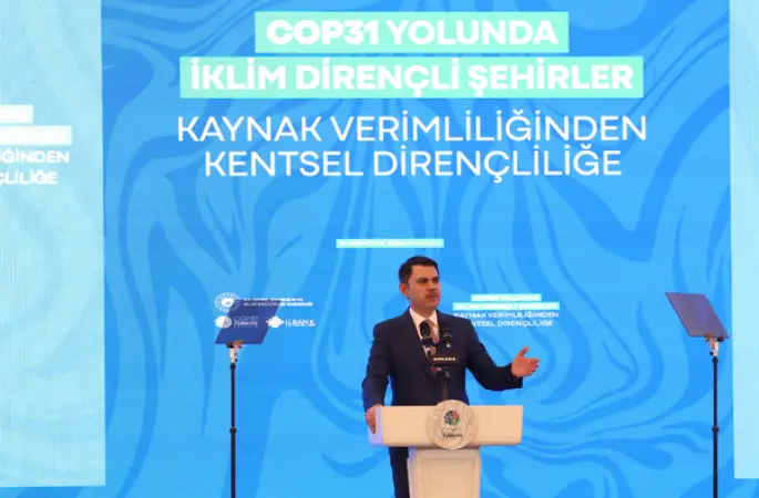 Bakan Kurum, COP31 öncesi "İklim Dirençli Şehirler" toplantısına katıldı