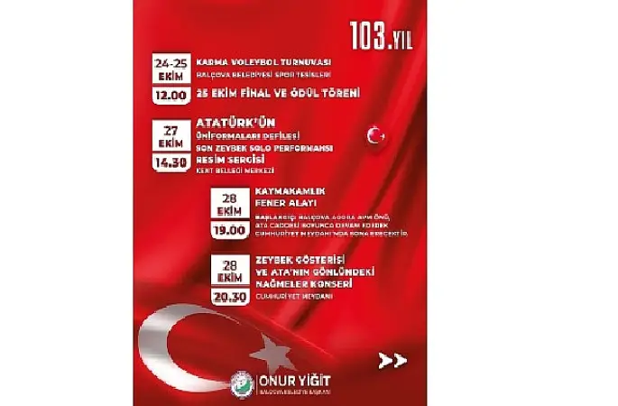 Balçova'da Cumhuriyet Coşkusu Sokaklara Taşacak!