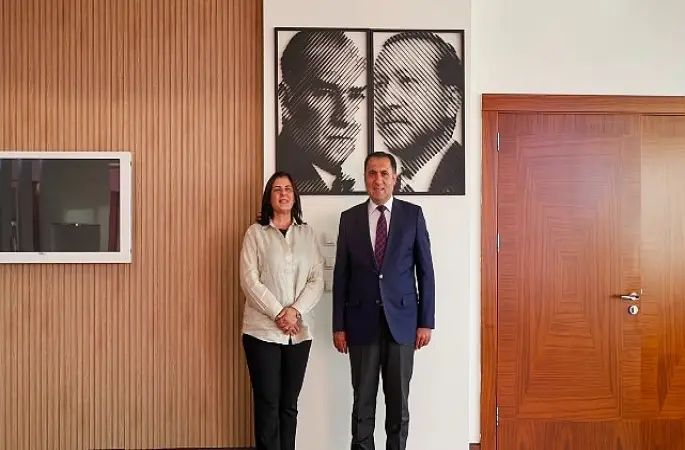 Başkan Çerçioğlu'na Aile ve Sosyal Hizmetler İl Müdürü Türkoğlu'ndan Ziyaret
