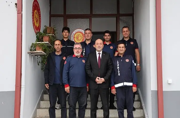 Başkan Selçuk Yıldız'dan İtfaiye Haftası'nda anlamlı ziyaret