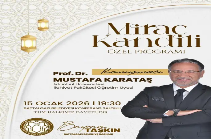 Battalgazi’de Miraç Kandili özel programı
