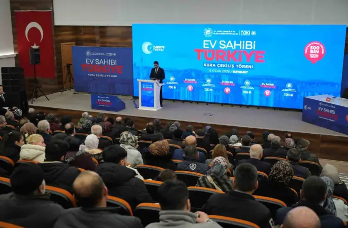 Bayburt’ta TOKİ kura çekimleri yapıldı: 723 konutun hak sahipleri belirlendi
