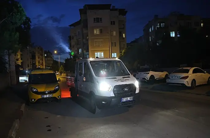 Büyükşehir'den gece vektör mesaisi