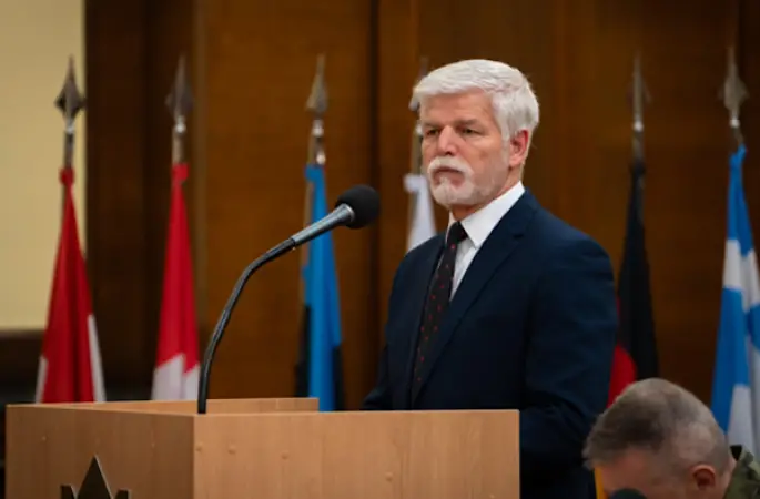 Çekya Cumhurbaşkanı Pavel, Becov Botanik Bahçesi'ni ziyaret etti