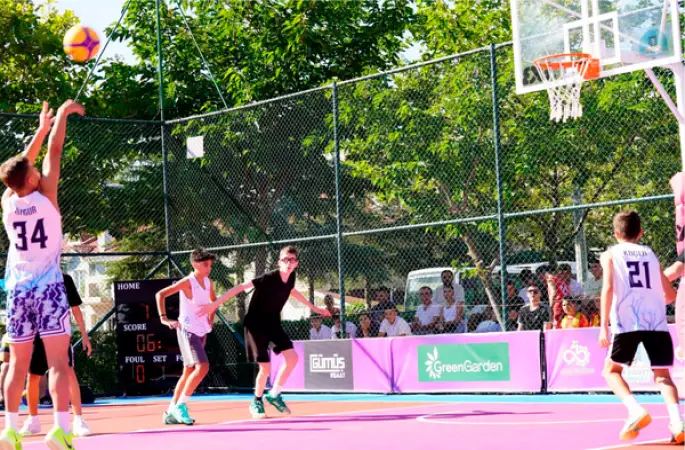Çorlu'da 6'ncı Ziya Berhan Kılıç 3x3 Sokak Basketbolu Turnuvası başladı