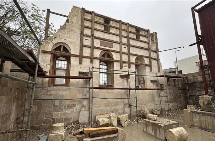Depremde hasar gören Adıyaman'daki vakıf eserlerinin restorasyonunda sona gelindi