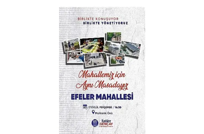 Didim Belediyesi, “Mahallemiz İçin Aynı Masadayız
