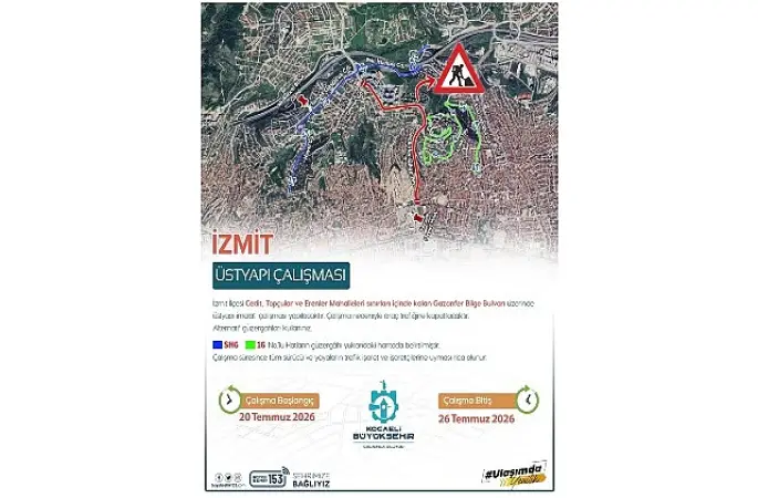 Gazanfer Bilge Bulvarı trafiğe kapatılacak