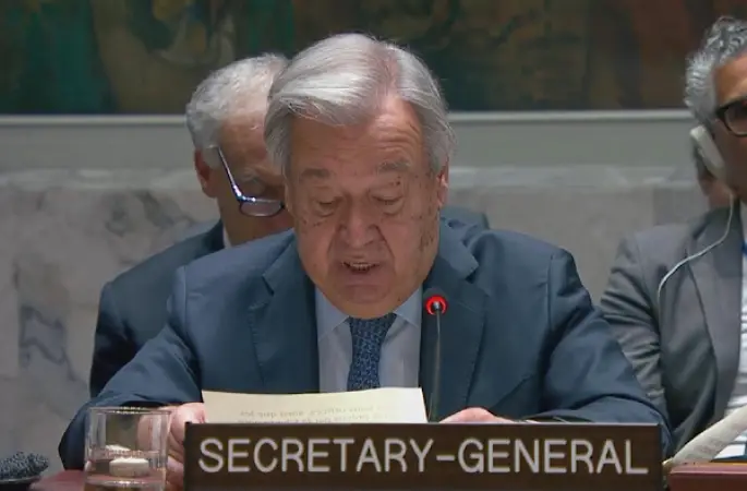 Guterres: Küme bombaları sivilleri ayrım gözetmeksizin öldürüyor ve yaralıyor