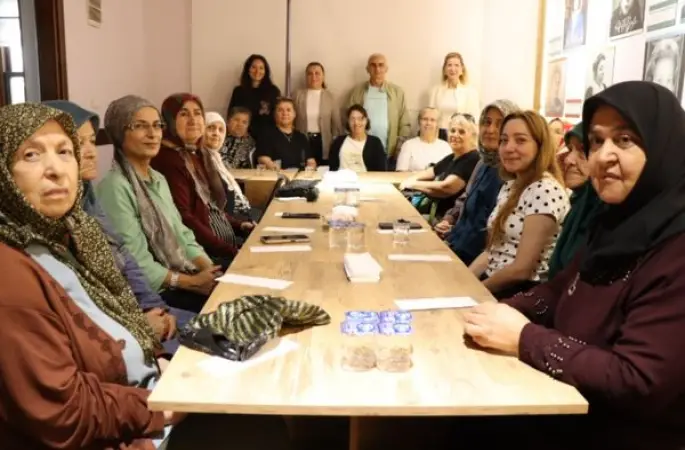 Hacı Hasanlı kadınlar Kadın Kadına Konak Buluşması’nda bir araya geldi