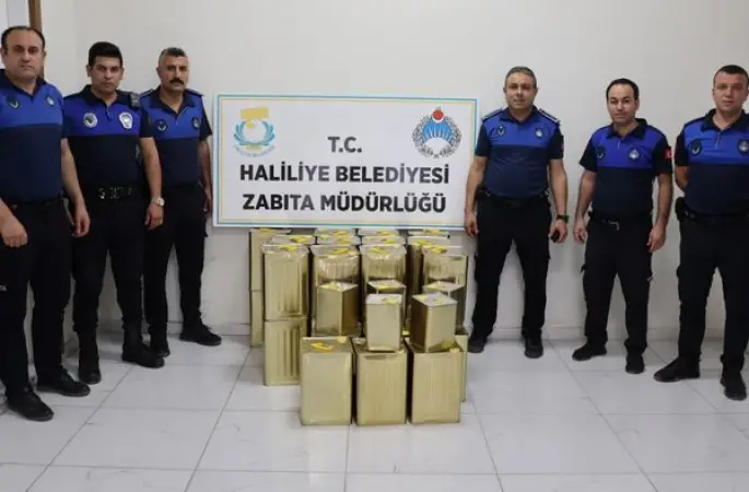 Haliliye’de 875 kilo sade yağa el konuldu