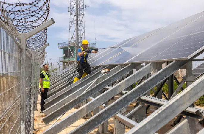 İzmir’de telsiz istasyonuna güneş enerjisi takviyesi