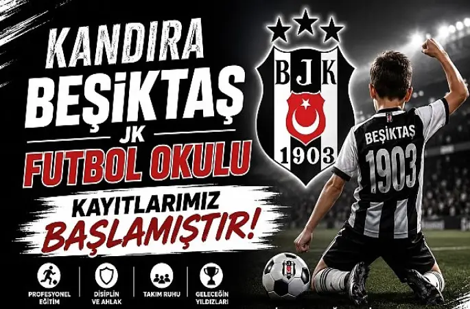 Kandıra'da Geleceğin Yıldızları Yetişiyor: Beşiktaş JK Futbol Okulu Kayıtları Başladı