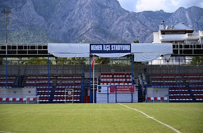 Kemer İlçe Stadı yeni sezona hazır