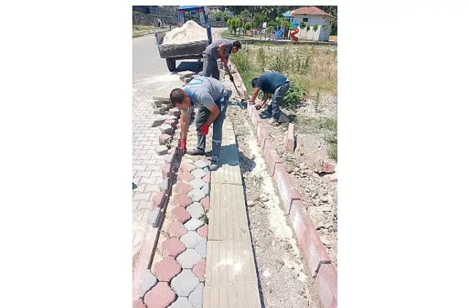Kemer'de altyapı çalışmaları 